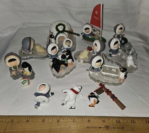Eight Mini Frosty Lil' Friends Hallmark Keepsake Christmas ornaments and more - Picture 1 of 11