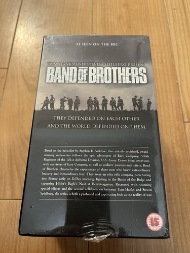 SEALED Band Of Brothers 4 Tape Box Set- VHS Video Retro ( Warner Bros ) - Picture 3 of 5