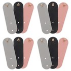  12pcs Cord Management Clips - Reusable Cable Straps - Phone Cord Organizer - PU