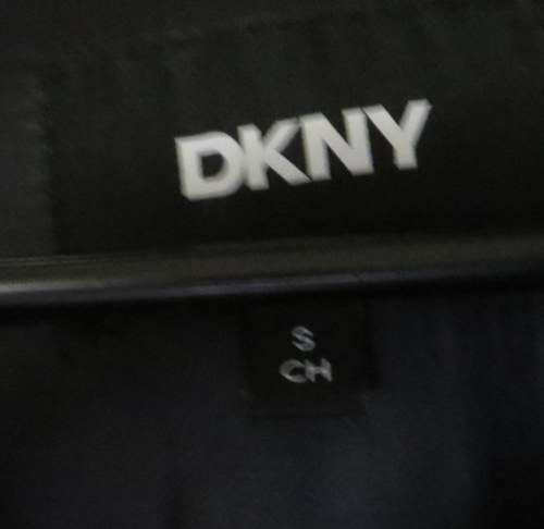DKNY Black Puffer Winter Coat Small Awsome SIZE SMALL - Afbeelding 3 van 19