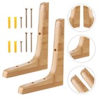  2 Pieces Shelf Bracket Support Floating Shelves Brackets for Wall