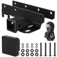 2 Trailer Hitch Receiver Tow Kit For 2007-2018 Jeep Wrangler Jk Jku W Harness 2 Trailer Hitch Receiver Tow Kit For 2007-2018 Jeep Wrangler Jk Jku W Harness
