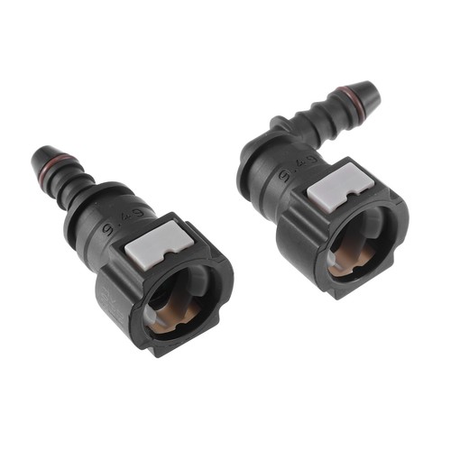 2 Set 3/8" 9.49mm SAE to 5/16" 8mm Nylon Fuel Line Hose Quick Release Connector - Picture 7 of 7