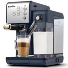 Breville Blue Automatic Coffee Maker Espresso Latte Capuccino - Black Frother 