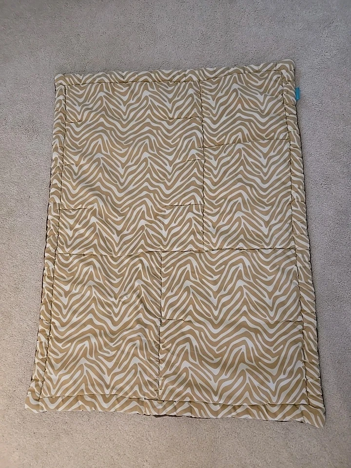 Tiddliwinks Manta Bebé Mono Jirafa León Amarillo Bronceado Cebra Elefante 30x40 Foto 2 de 4