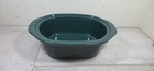 Rival 3745 Replacement Green CROCK Stoneware Insert for Crockpot 4.5 Qt Oval OEM