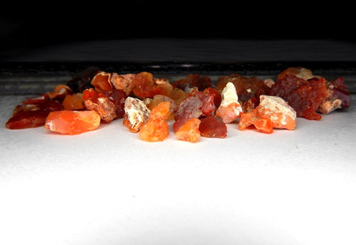 107.4ct Lot of 48 Cantera Fire Opal Natural Unheated Rough Facet Collector Grade - Picture 5 of 6