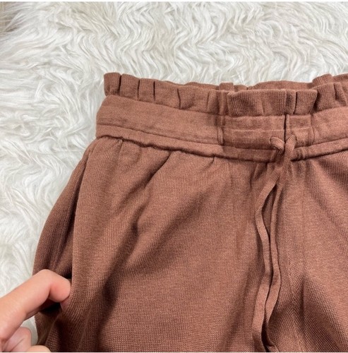 Lunya wide leg knit pants M Medium Brown - Picture 5 of 12