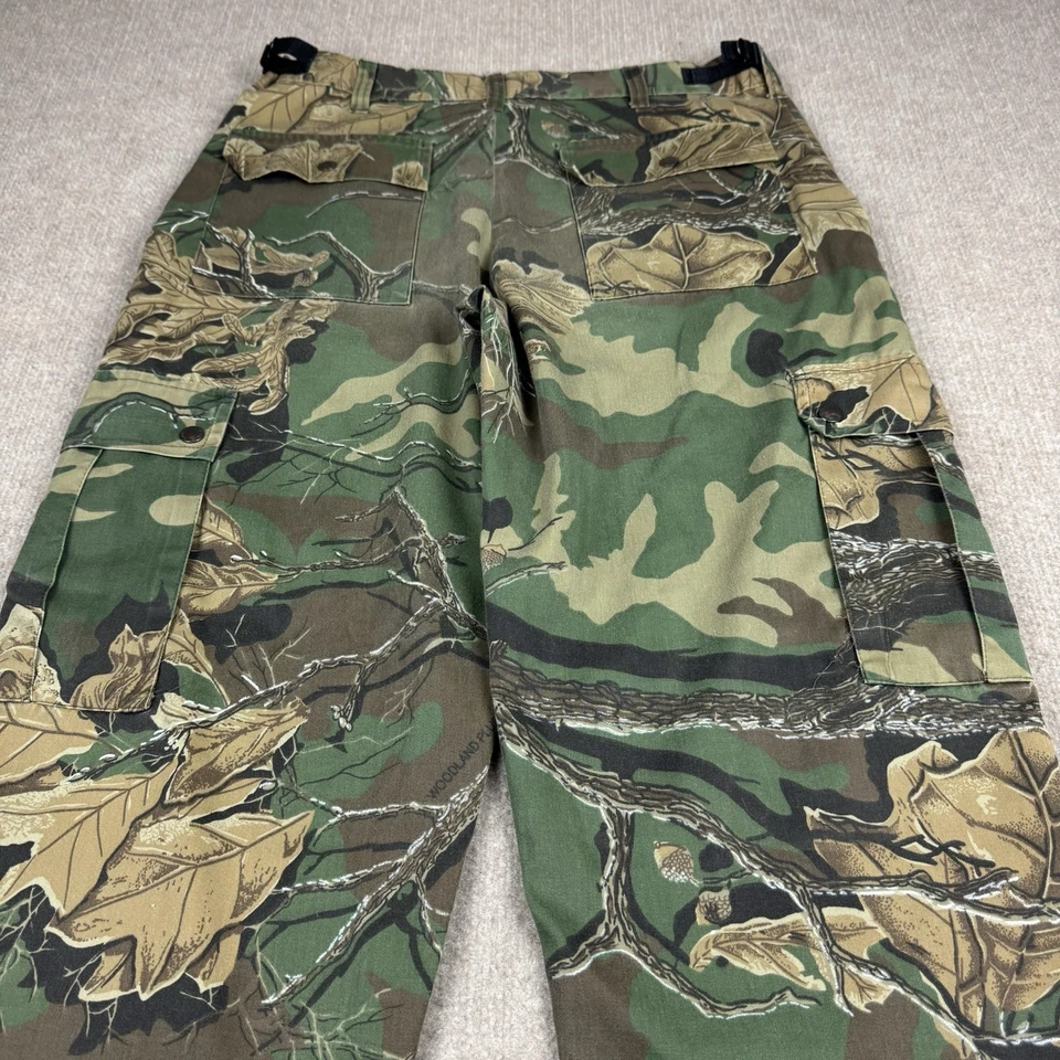 Pantalones de caza cargo vintage del Territorio del Noroeste OG Woodland Plus camuflados para hombre 36x31 Foto 4 de 4