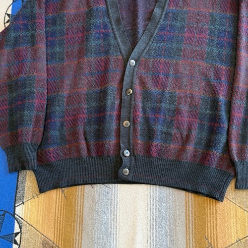 Vintage 90s Florence Tricot Wool Blend Cardigan Knit Sweater Size 2XL Grunge - Picture 2 of 7