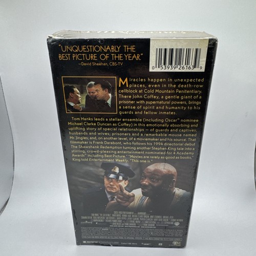 The Green Mile 2 VHS Tape Set Brand New Factory Sealed Tom Hanks Paul Edgecomb - Picture 2 of 4