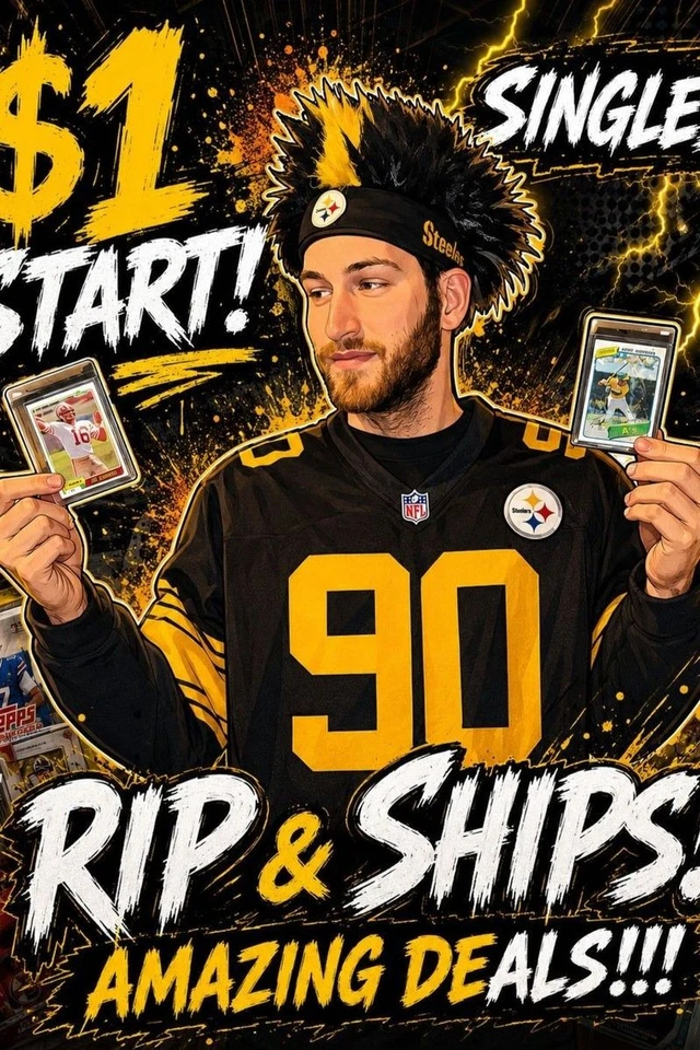 $1 Rip & Ships! NFL , MLB , Soccer & More!
