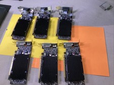 LOT OF 6 EVGA NVIDIA GeForce 01G-P3-1313-KR 210 1GB HDMI/VGA/DVI PCIe Video Card