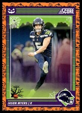2024 Score-A-Treat Rising Stars Orange Pumpkin Jason Myers Seattle Seahawks #259