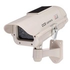 Solar Power IR LED Light Security Surveillance CCTV Outdoor Dummy Bullet Camera