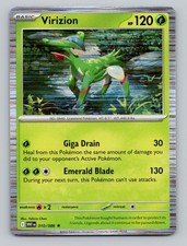 Holo Virizion #010/086 Rare SV: White Flare Pokemon