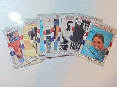 Lot Of 14 US Olympics Hall Of Fame Cards 1988 Excellent Condition