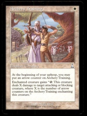Archery Training LP Light Play Urza's Destiny MTG [10324]