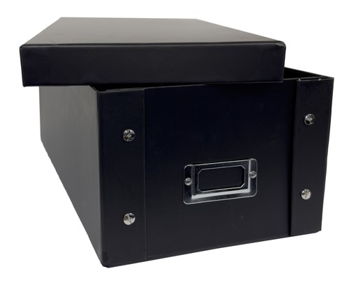 CheckOutStore Black DVD Cases Storage Box (Holds 25 Cases) Lot - Picture 7 of 7