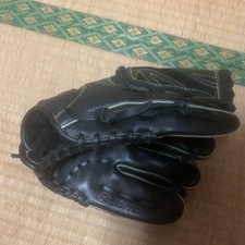 Black striped right hand ball glove