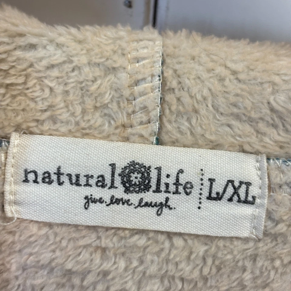 Natural Life Mujer Boho Floral Acogedora Manta Kimono Cárdigan Sudadera con Capucha Talla L/XL Foto 4 de 4