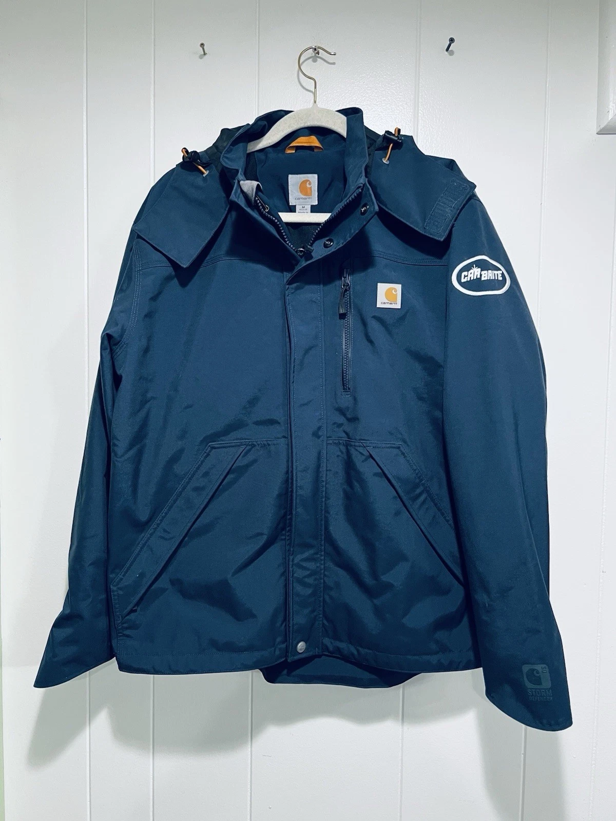 Carhartt Men’s Navy Shoreline Storm Defender Waterproof Jacket Size Medium EUC
Opens in a new window