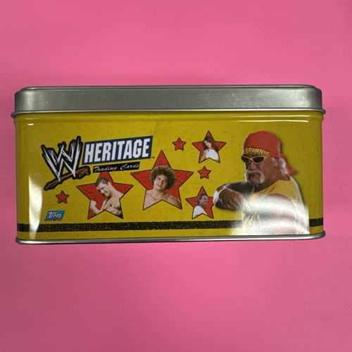 2006 TOPPS HULK HOGAN HERITAGE WWE TRADING CARD & TIN MINT - Picture 6 of 7