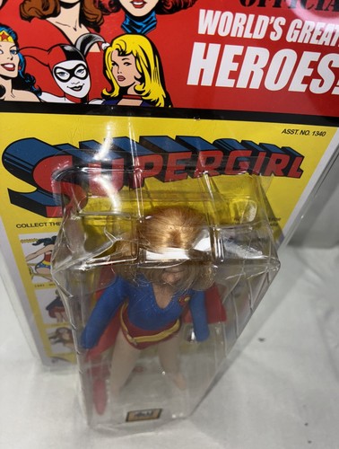 Figura de acción World’s Greatest Heroes Supergirl 8” DC COMICS #73 figuras Toy Co - Imagen 7 de 11