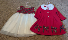 Blueberi Boulevard Infant Girls Size 24 Month Holiday Dress And Coat Set