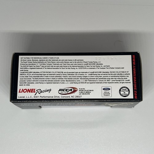 2016 #6 Trevor Bayne Advocare Ford Darlington 1/64 Lionel NASCAR Diecast - Picture 9 of 9
