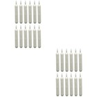 2 Count Taper Electronic Candles Electric Tapered Bulk Flameless