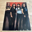 METALLICA 1988 HETFIELD ULRICH Poster Swedish Music Magazine 1980s Vintage Rare