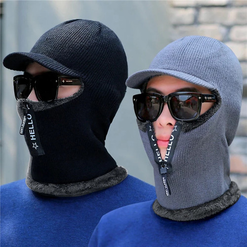 Neu Herren Winter Warme Wollmütze Outdoor Gehörschutz Mützen Warm Dick Fahrrad. - Bild 2 von 29