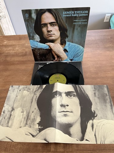 JAMES TAYLOR : SWEET BABY JAMES - 1970 LP WS-1843 - incl. Poster - FAST SHIPPING