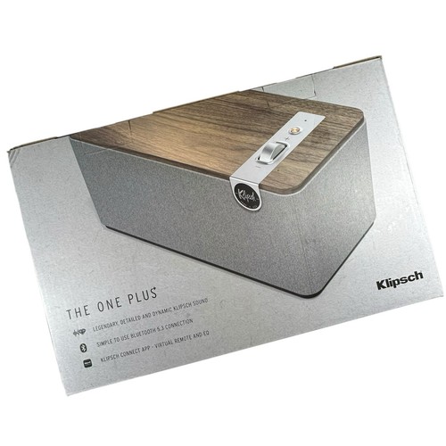Klipsch The One Plus Premium Bluetooth Speaker System Walnut (NEW/OPEN BOX) - Picture 2 of 6