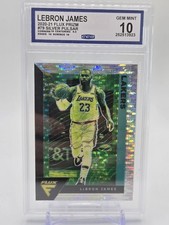 2020-21 Panini Flux - LeBron James #79 Silver Pulsar Prizm Gem Mint 10