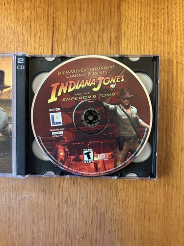 Indiana Jones and The Emperor's Tomb PC Game 2003 Edition 2 Disc Set - Picture 2 of 5