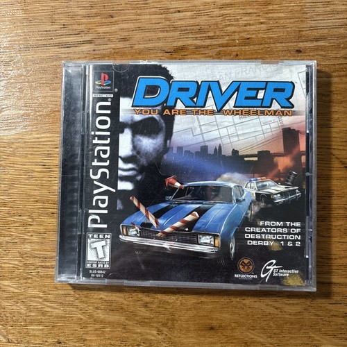 Driver (Sony PlayStation, 1999) PS1, Black Label, CIB. Tested!