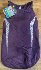 NWT RC Pet Cascade Jacket Dog Coat Size 20 Fleece Lined Water Resistant Purple