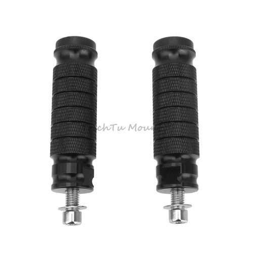 Motorcycle Black M8 Footpegs Footrests Foot Pegs Fit for Kawasaki Ducati Suzuki - Picture 9 of 17
