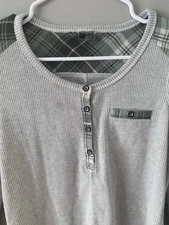 Marmot Base Layer Top Womens S Green Plaid Outdoors Hiking Activewear