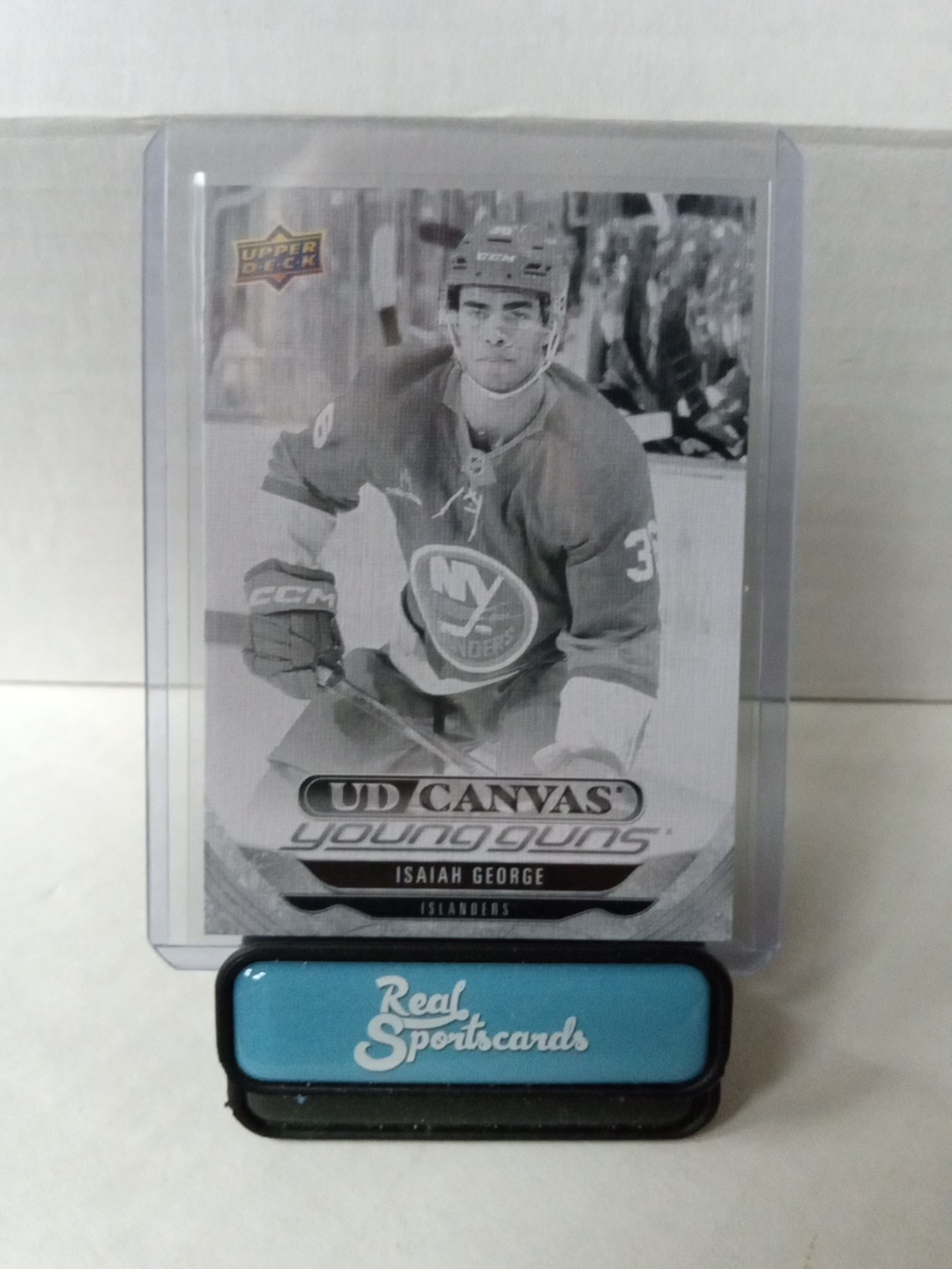 2024-25 Upper Deck Isaiah George Rookie Young Guns UD Canvas Black White #C346