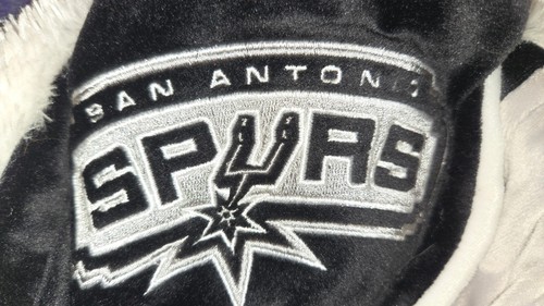 NBA San Antonio Spurs Plüsch Nikolausmütze Erwachsene schwarz - Bild 5 von 6