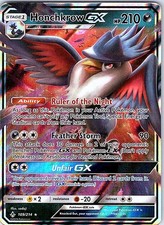 Honchkrow GX 109/214 SM - Unbroken Bonds Holo Ultra Rare NM