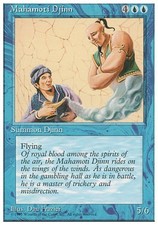 Mahamoti Djinn - Medium Play MTG 4th Edition