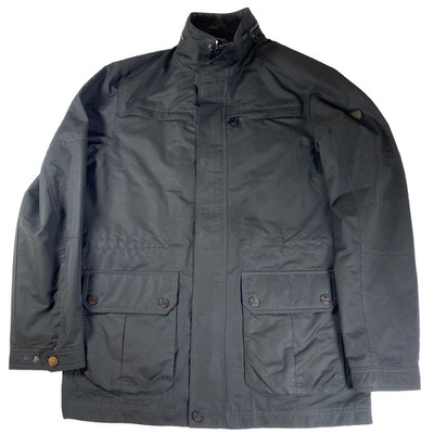 Westbury Premium Mens Black Utility Jacket Full Zip Pockets Sz 48