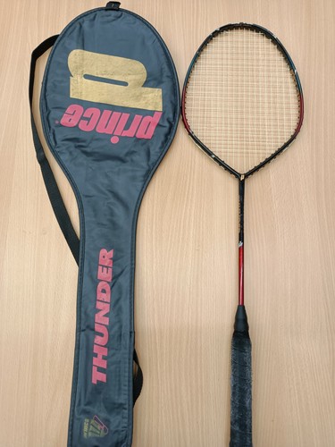 Prince Thunder Badminton Racket Graphite Fibre Fused With Titanium & Cover