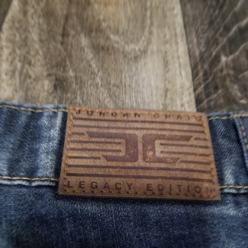 Jordan Craig Mens 42x32 Blue Jeans Legacy Edition Distressed Hiphop - Picture 2 of 15