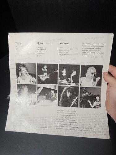 Great White, "Self-Title" Vinyl LP Winchester USA 1984 VG++ - Imagen 4 de 8