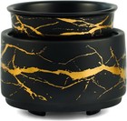 PALANCHY Electric Wax Melt Warmer, Modern Candle Warmers for Jar Black Gold